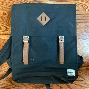 Herschel double strap square backpack